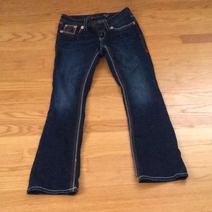 COPY - SEVEN brand white & orange stitched boot c…